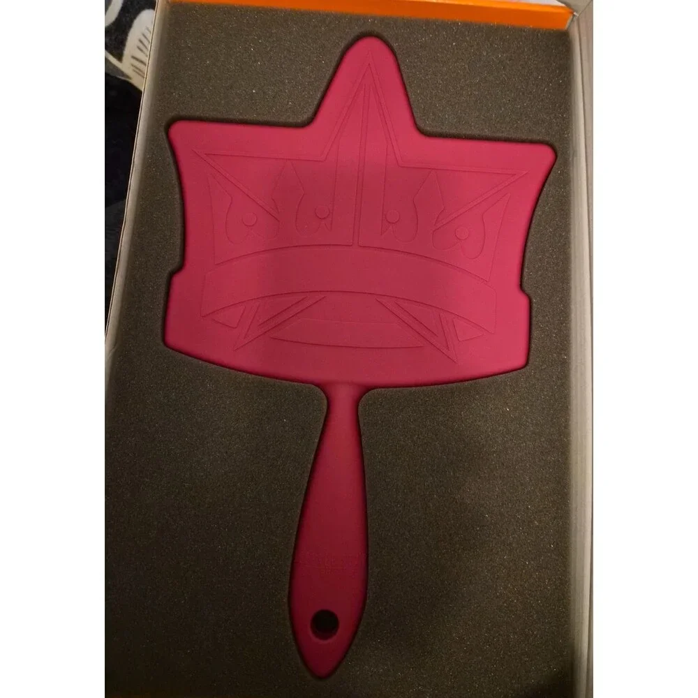 Jeffree Star Cosmetics Pricked Blood Orange Soft Touch Crown Hand Mirror. NEW